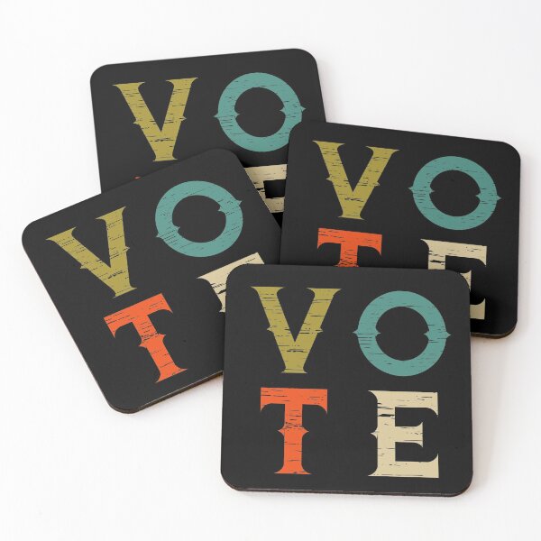 Item preview, VOTE Vintage Face Mask VOTER designed and sold by MagicBoutique.