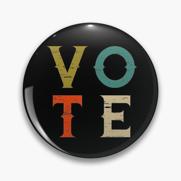 Item preview, VOTE Vintage Face Mask VOTER designed and sold by MagicBoutique.