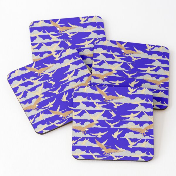 Item preview, Eagles and Doves Take Flight on an Overcast Evening designed and sold by #DrawWithDustin ~  The Crayon King.