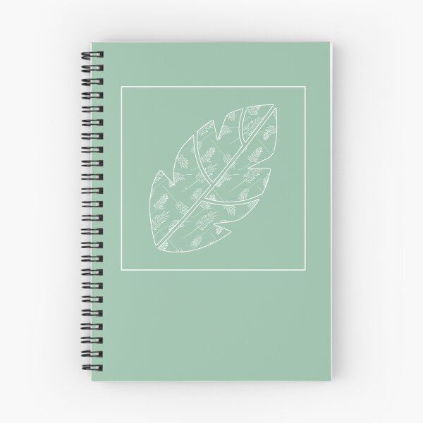 Item preview, Leaf with Green and White Leaf Pattern  designed and sold by alba4design.
