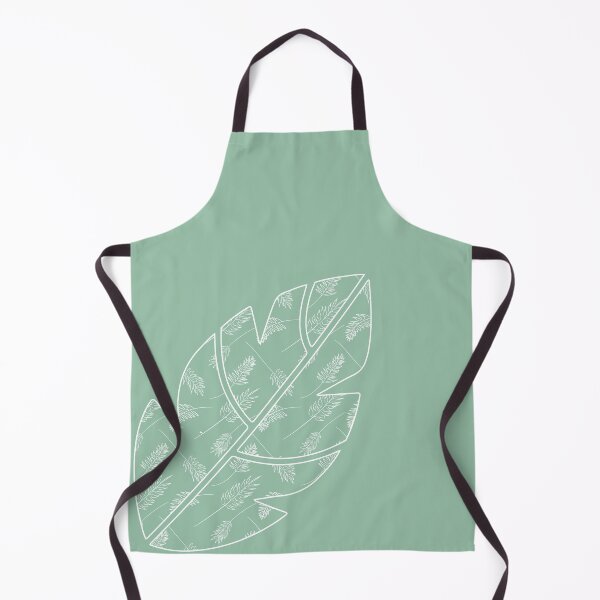 Item preview, Leaf with Green and White Leaf Pattern  designed and sold by alba4design.