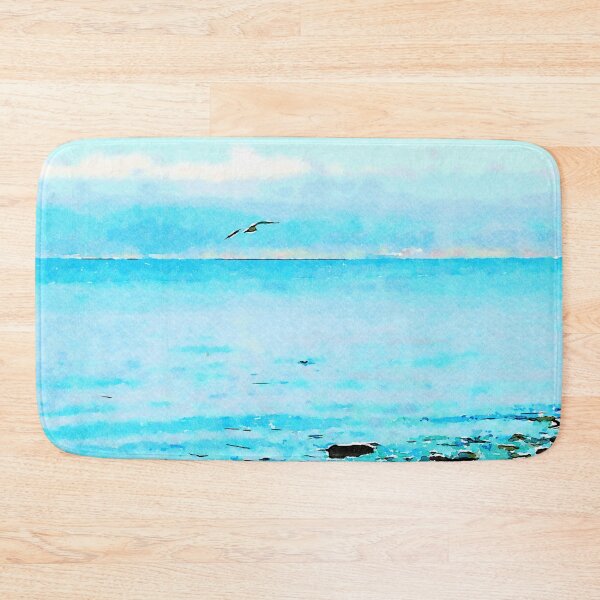 Item preview, Seagull in flight on the blue sea designed and sold by Giuseppe Cocco.