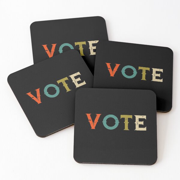 Item preview, VINTAGE VOTE Face Mask Election designed and sold by MagicBoutique.