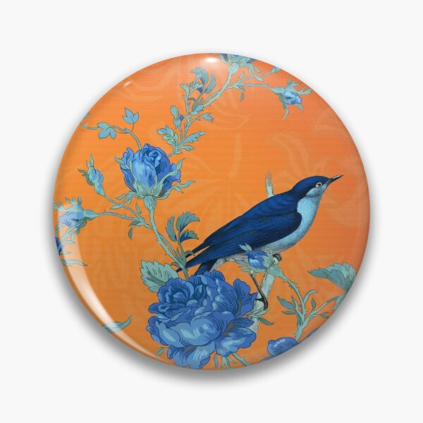 Aperçu de l'œuvre Collage Indigo et Orange créée et vendue par Eva Nev.