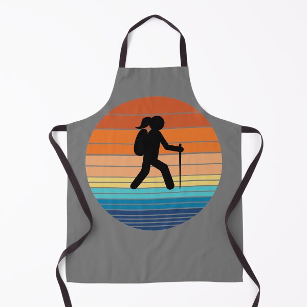Item preview, Hiker Girl Vintage Sunset designed and sold by AdventurePrints.