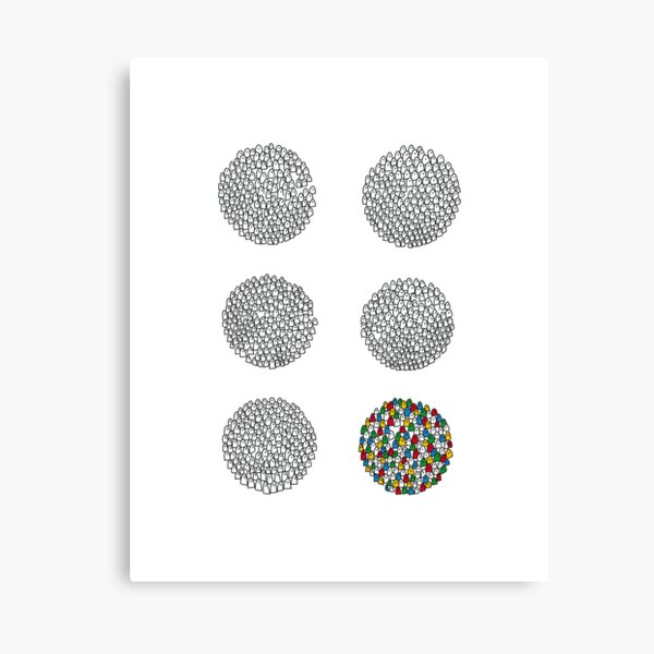 One in Six Canvas Print
