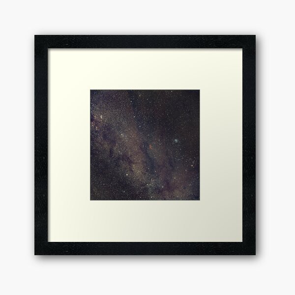 Winter Milky Way + Pleiades + California Nebula Framed Art Print