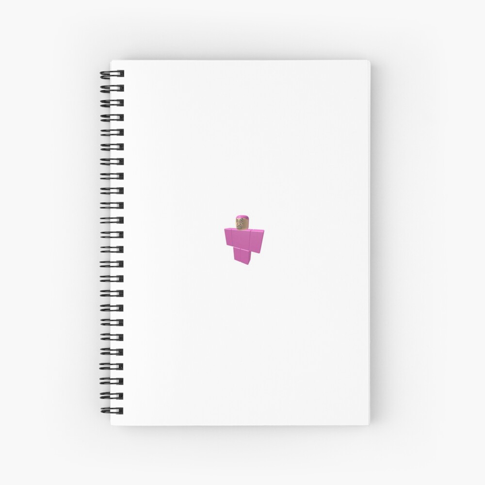 Roblox Pink Suit Guy Spiral Notebook By Bonbonsthoughts Redbubble - pink suit roblox