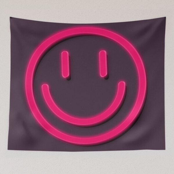 Item preview, Neon Smiley Face designed and sold by mariaadesigns.