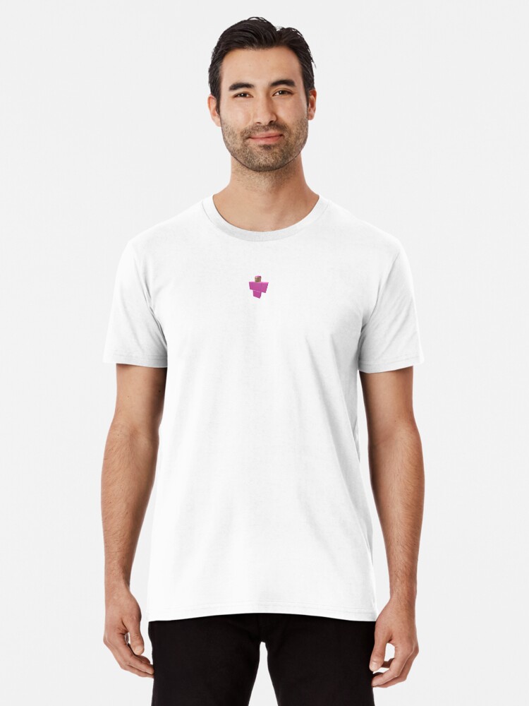 Roblox Pink Suit Guy T Shirt By Bonbonsthoughts Redbubble - pink clown outfit roblox