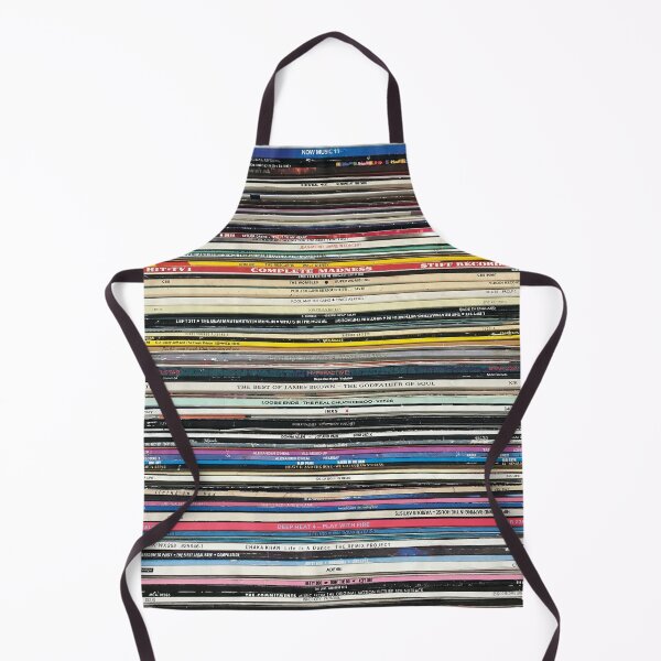 Item preview, Records vinyl stack 80s music designed and sold by JillBusbyArt.