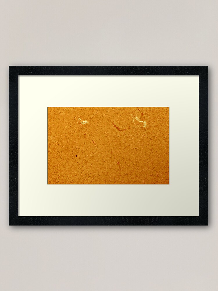 Alternate view of Mercury - Sun transit 2 Framed Art Print