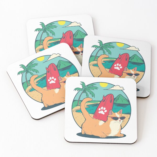 Item preview, Cat at the beach designed and sold by Sasha-Arts.