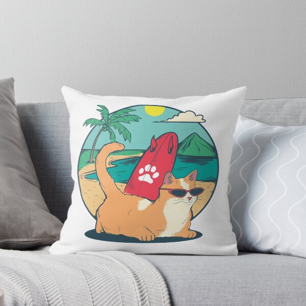 Item preview, Cat at the beach designed and sold by Sasha-Arts.