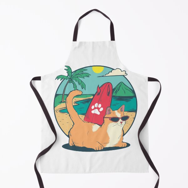 Item preview, Cat at the beach designed and sold by Sasha-Arts.