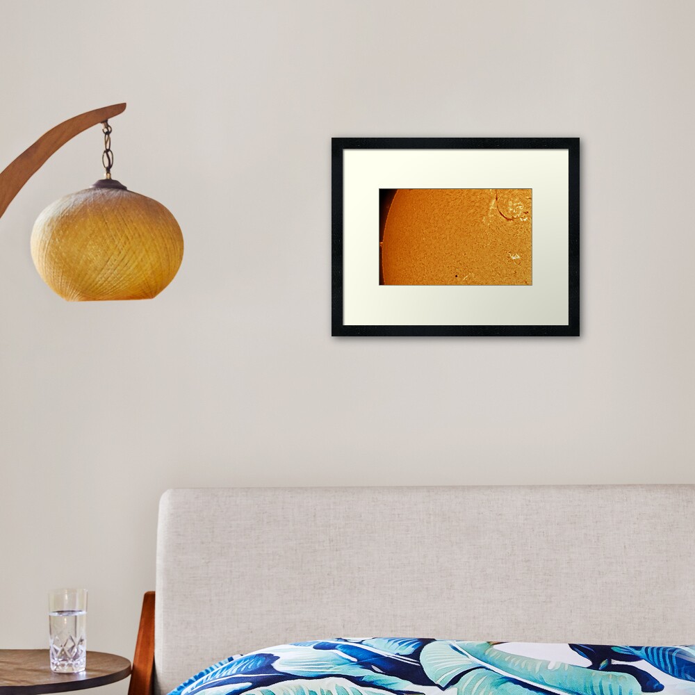 Mercury - Sun transit 1 Framed Art Print
