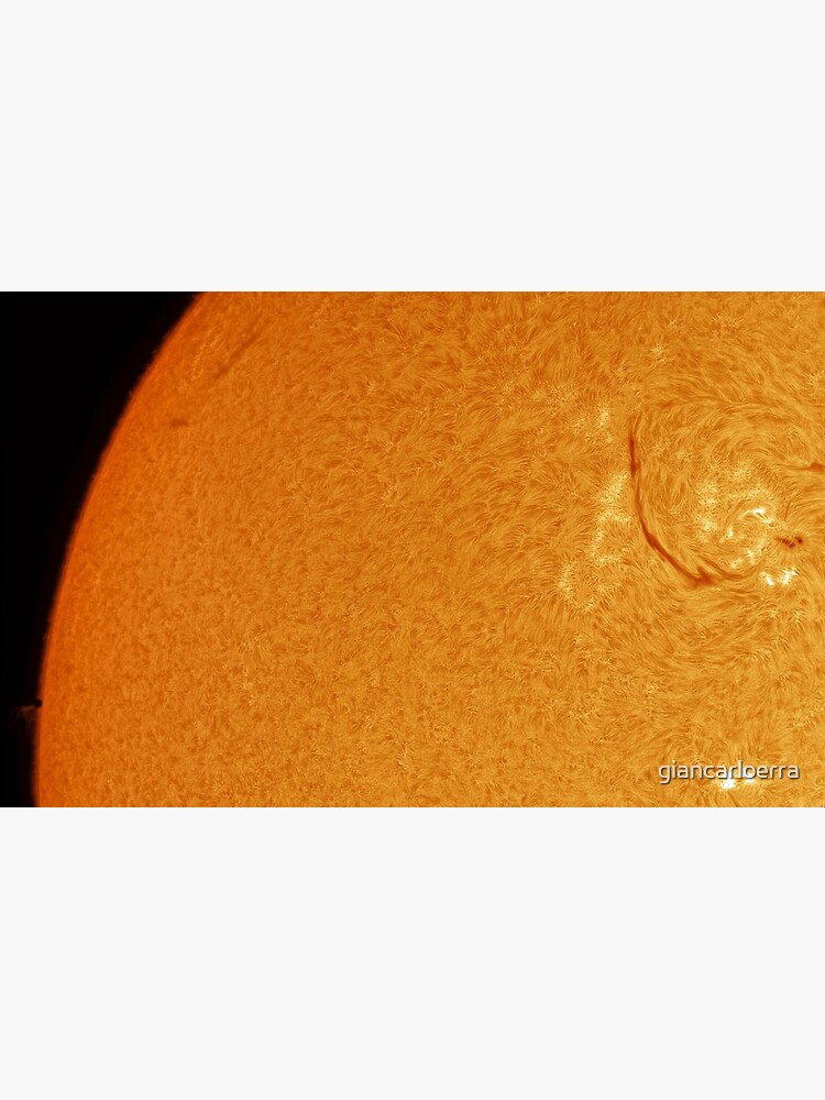 Mercury - Sun transit (1st contact) by giancarloerra