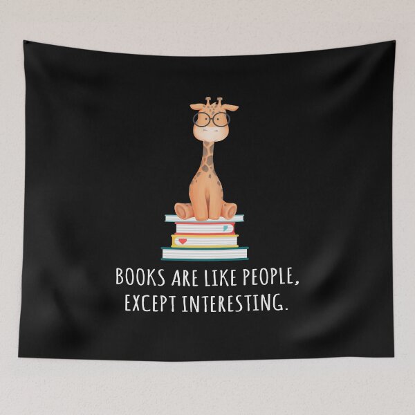 Item preview, Book Bookworm Gift Idea Bookworm Giraffe designed and sold by Ibu83.