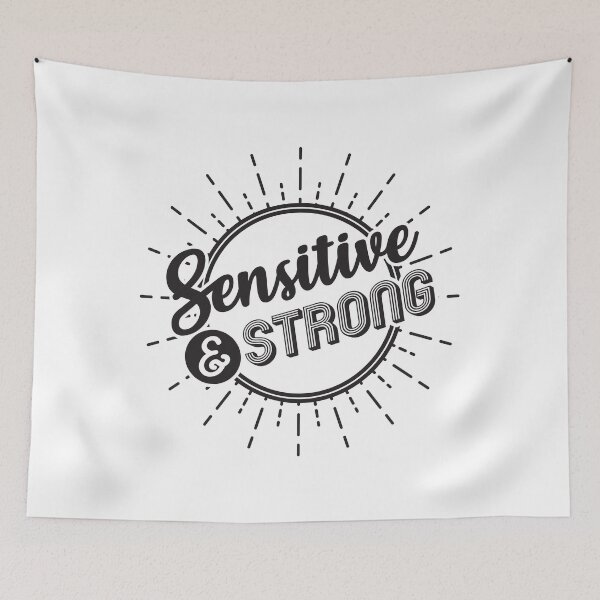 Item preview, Sensitive and Strong designed and sold by sophiedoodle.