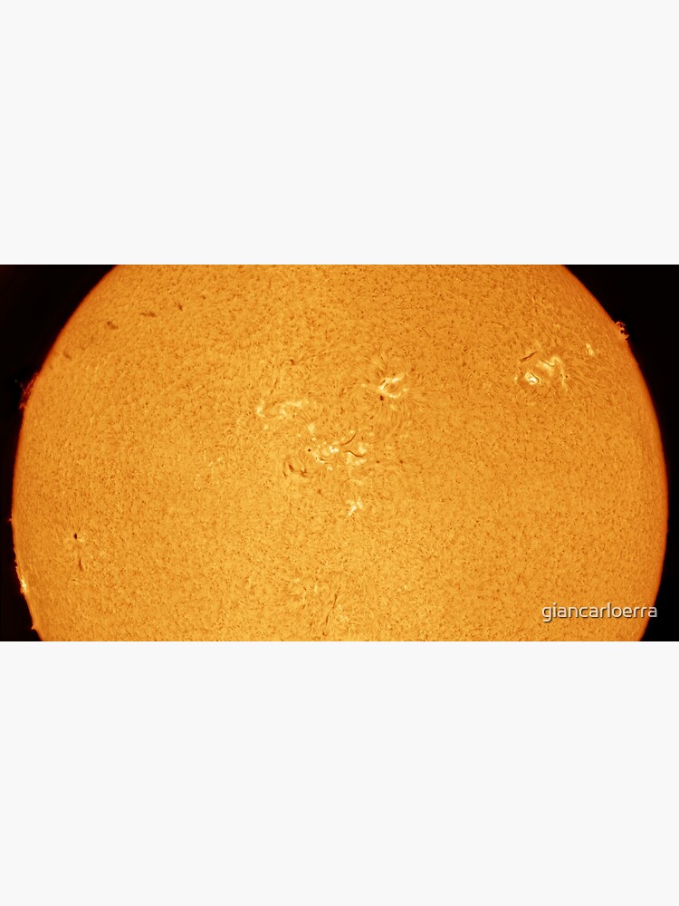 Sun mosaic in Hydrogen Alpha (pre Mercury transit) by giancarloerra