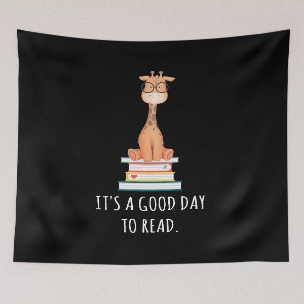 Item preview, Books Reading Library Giraffe Reader Librarian designed and sold by Ibu83.