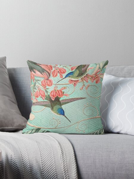 Item preview, Tropical Mint and Coral Collage designed and sold by Eva Nev.