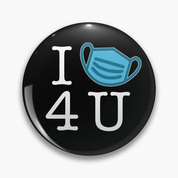 Item preview,  I (mask) 4 U (white text) designed and sold by KingPagla.