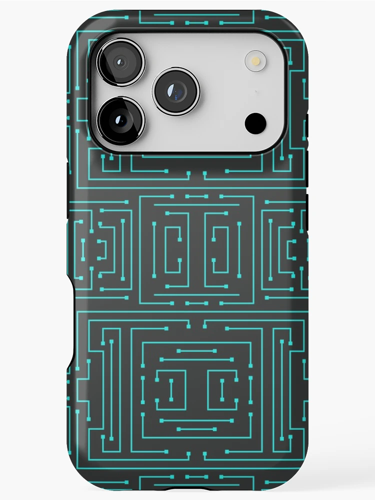 Thumbnail 1 of 4, iPhone Case, Computer Chip Type Pattern designed and sold by bcide.