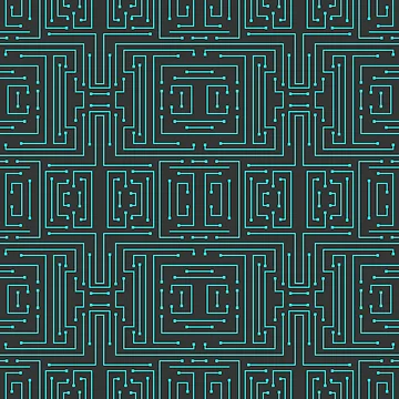 Artwork thumbnail, Computer Chip Type Pattern by bcide