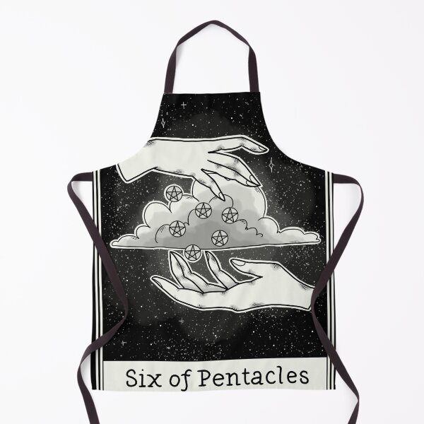 Item preview, Six of Pentacles designed and sold by WyrdandWoven.