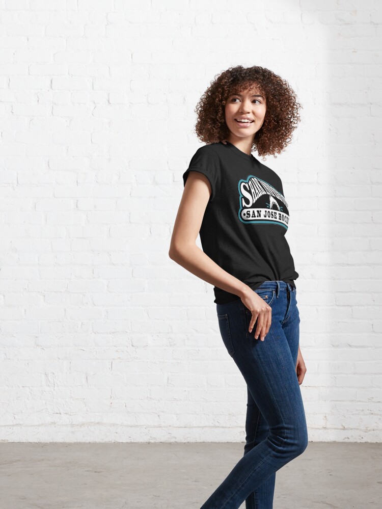 Alternate view of Shark Infested San Jose Hockey Classic T-Shirt