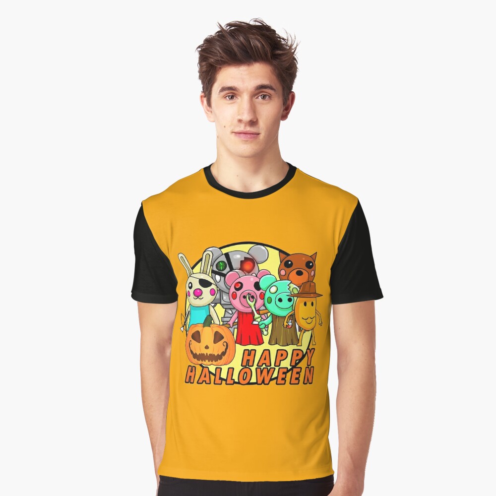 Camiseta Piggy Roblox Juego Halloween De Freedomcrew Redbubble - imagenes de halloween en roblox camisas
