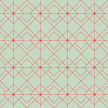Artwork thumbnail, Red Line Pattern by bcide