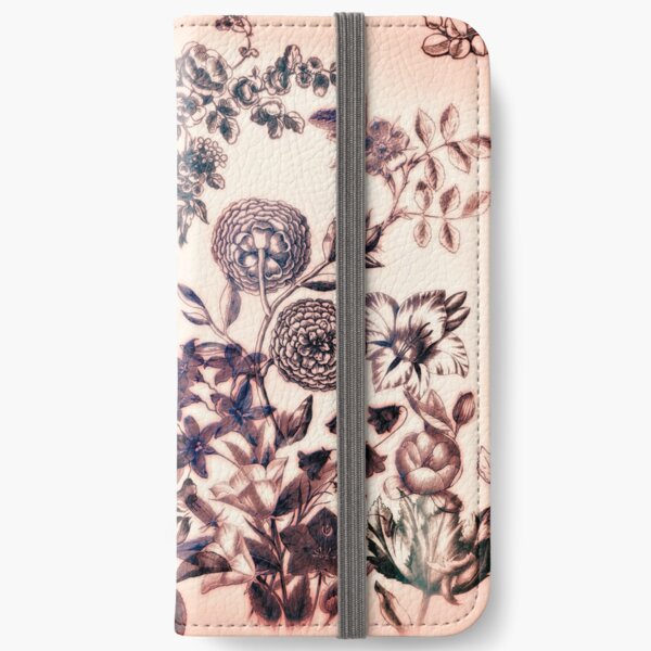 Botanical Flowers - Tattoo on Chaos iPhone Wallet