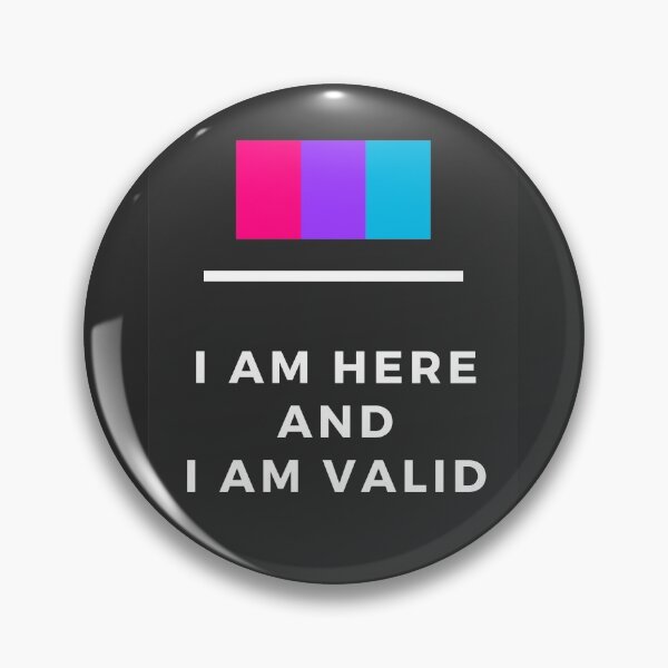 Item preview, I Am Valid Rectangle Graphic - Androgyne designed and sold by thesassypanda.