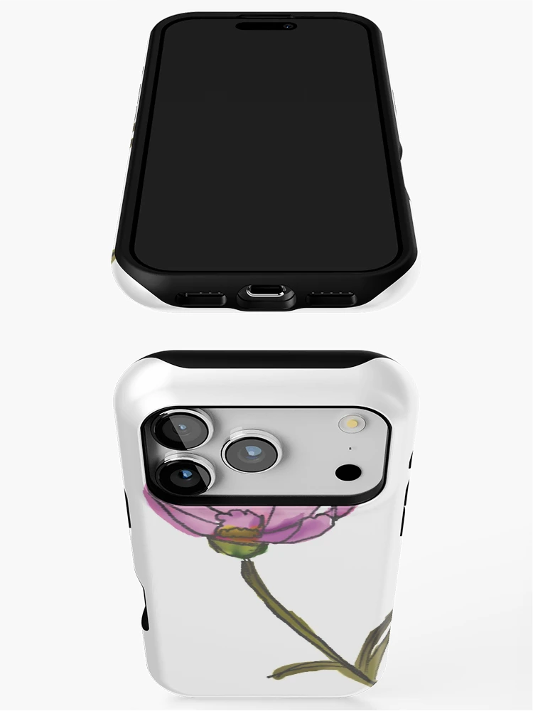 Thumbnail 3 of 4, iPhone Case, Pink Poppy designed and sold by Janie in Repeat .