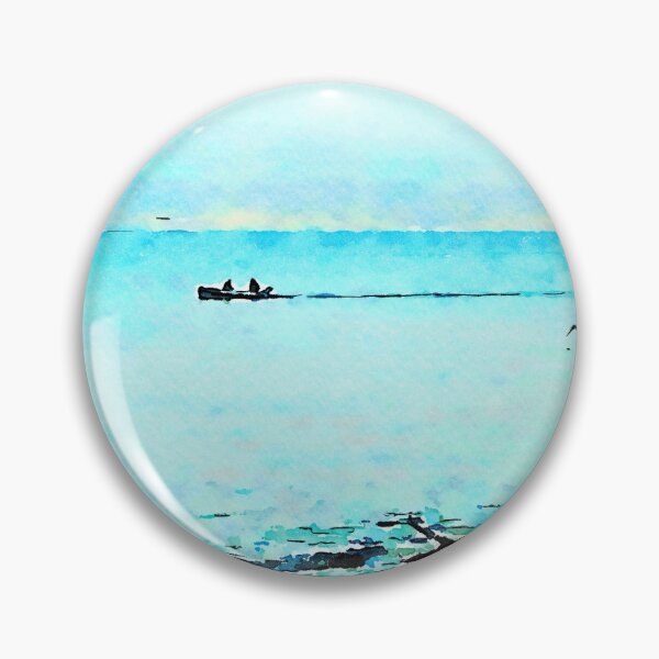Item preview, Seagull in flight and boat on the blue sea designed and sold by Giuseppe Cocco.
