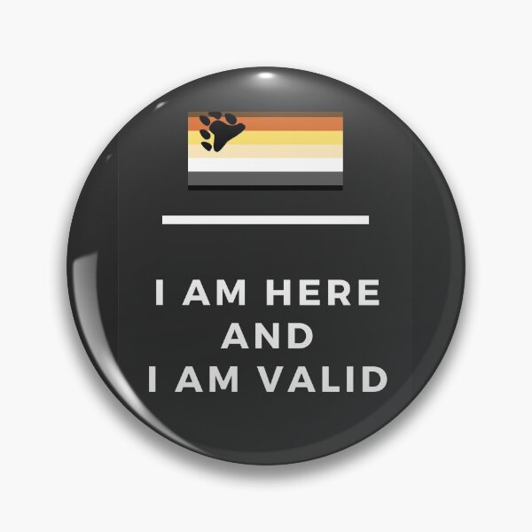 Item preview, I Am Valid Rectangle Graphic - Bear Brotherhood designed and sold by thesassypanda.