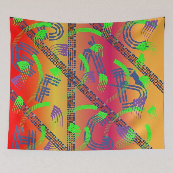 Item preview, Colorful Trendy Brush Strokes Design 12 designed and sold by Dream Wear.