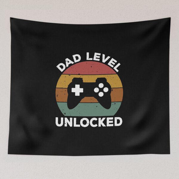 Item preview, New Dad Level Unlocked designed and sold by Mariano Topno.