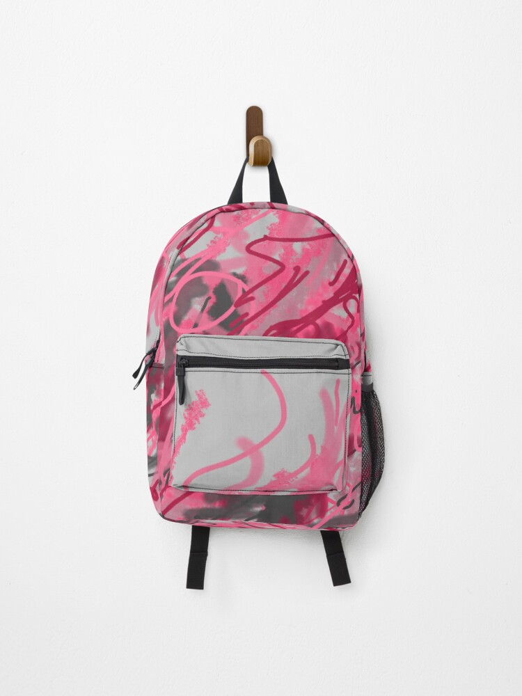Thumbnail 1 of 3, Backpack, Pink Trees designed and sold by SILVERAPPLE.