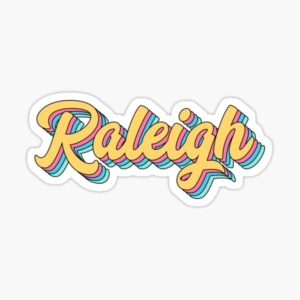 Item preview, Raleigh Retro Yellow Script designed and sold by modeoftravel.