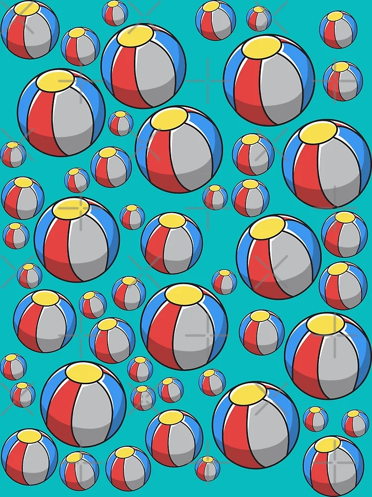 Thumbnail 3 of 3, Poster, Beach Ball Pattern designed and sold by d247.