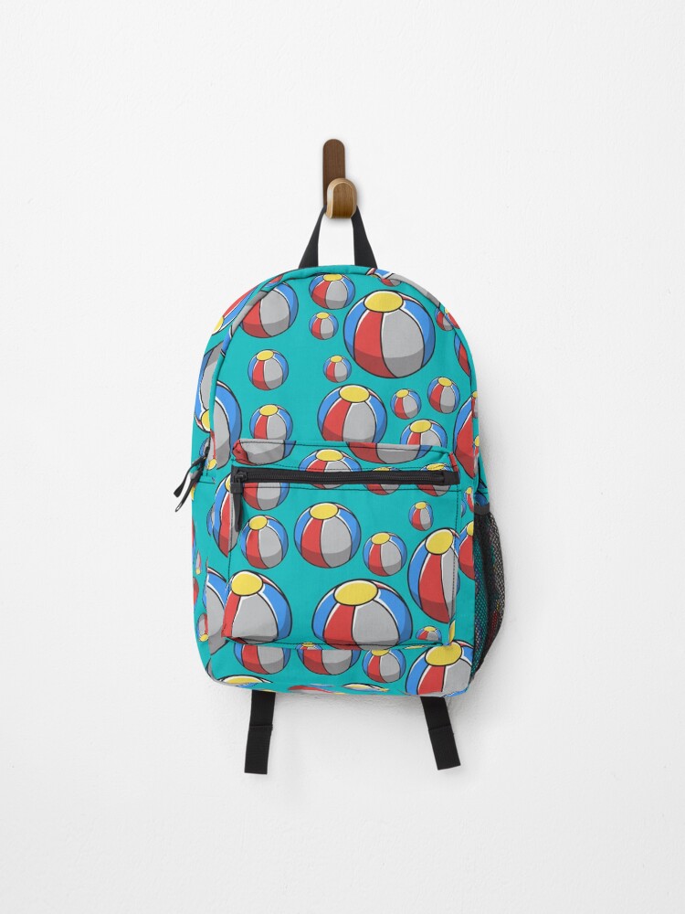 Thumbnail 1 of 3, Backpack, Beach Ball Pattern designed and sold by d247.