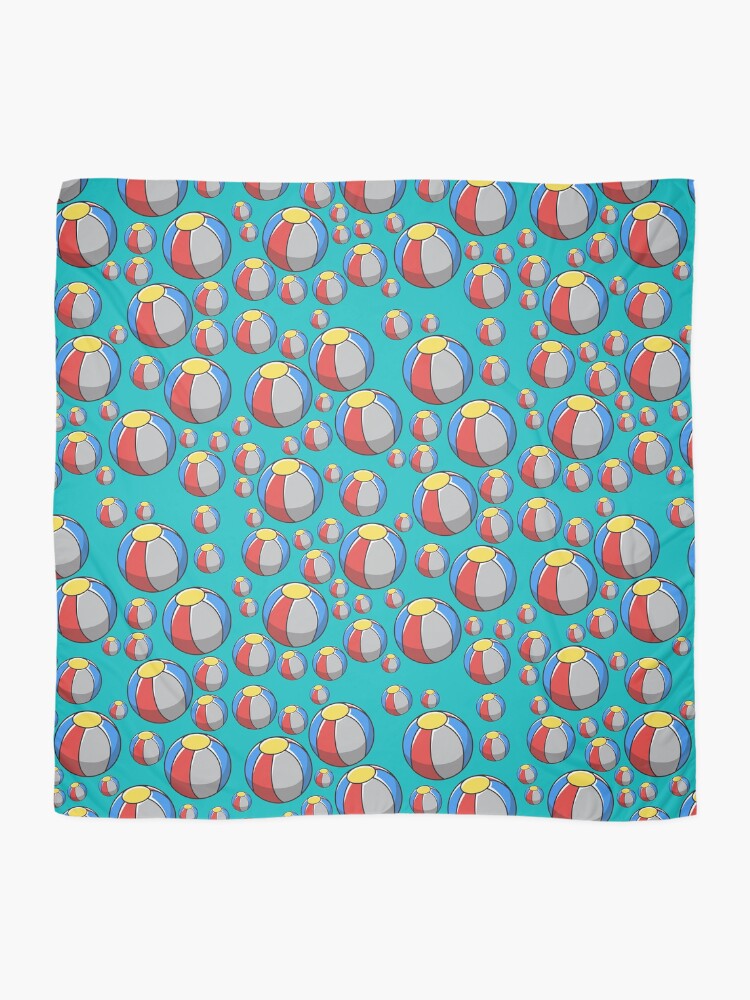 Thumbnail 2 of 3, Scarf, Beach Ball Pattern designed and sold by d247.