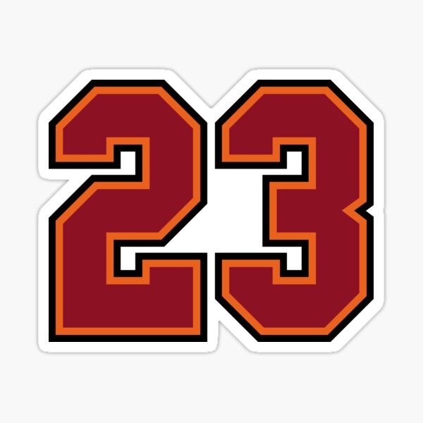 number-23-sports-tampa-twenty-three-jersey-sticker-for-sale-by