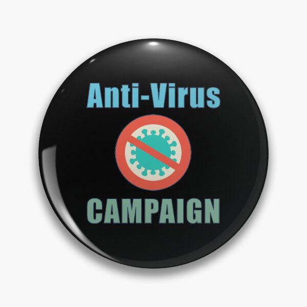 Item preview, Anti-Virus Campaign Sticker designed and sold by gooddesignart.