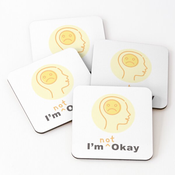 Item preview, I'm not okay designed and sold by MentaliTees.