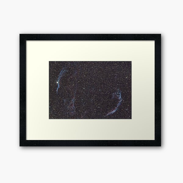 Veils Nebulae Framed Art Print
