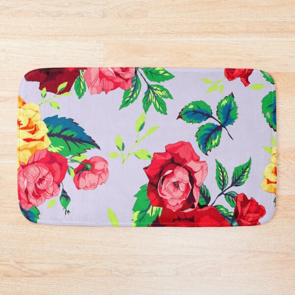 Item preview, Rose Floral Design With Check Border Pattern designed and sold by IndyOnly.